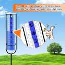 Adofect Rain Gauge - Freeze-Proof Rain Gauge Outdoor with Stake, Upgrade Large Numbers, and Adjustable Height - Detachable Rain Measuring Tool (1 Pack RAIN Gauge)