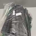 Folding Luggage Rack for Guest Room, Metal Foldable Suitcase Stand Holder with Metal Shelf for Bedroom, Black, 1 pack