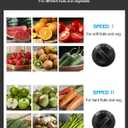 QCen Juicer Machine, 500W Centrifugal Juicer Extractor with Wide Mouth 3 Feed Chute for Fruit Vegetable, Easy to Clean, Stainless Steel, BPA-free (Blue)