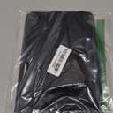 Car Sun Visor Organizer Glasses Case Storage Bag Note Holder Car Suede Zipper Card Hold Car Organizers and Storage (Black)