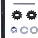 Go Kart Torque Converter Jackshaft Tool Kit, 5/8" Jackshaft+10 Tooth #40/41 + 12 Tooth #35 Gear TAV 2 + 3/16" Key + Nut + Washers + Snap Ring (5/8" Jackshaft Tool Kit)