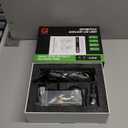 Kewig Motorcycle Auxiliary LED Light Kit Driving Spotlights White/Amber Fog Light with Mount Brackets Wire Harness Waterproof 60W Offroad Work Lights Compatible with Motorcycle J-eep Car Truck (Black)