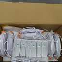 Ensenior 12 Pack 6 Inch LED Recessed Ceiling Light, Dimmable, 2700K-5000K 5CCT, 1200LM 12W 120V, High Brightness Canless Wafer Downlight - ETL&FCC&IC (5000k/4000k/3500k/3000k/2700k - 5cct White)