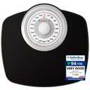 Adamson A25 Scales for Body Weight - Up to 400 LB - New Version - 5.3" Dial on 12.4" x 10.2" Platform - Anti-Skid Rubber Surface - High Precision Bathroom Scale Analog - Durable with 20-Year Assurance
