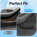 2026 Tesla Model Y Juniper Door Pocket Liner & Storage Organizer Set 4PCS Full-Cover TPE Door Slot Trays Waterproof & Anti-Scratch Interior Accessories Front & Rear Custom Fit for Model Y 2025