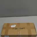 Wokceer Wedding Arch Backdrop Stand 7.2 FT White Metal Chiara Backdrop Stand for Wedding Ceremony Photo Booth Outdoor Indoor Birthday Party Garden Floral Balloon Arch Decoration