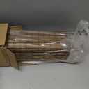 UNISHADES Cordless Bamboo Roman Shades for Windows, Blinds Size (36" W 64" H) Colour (Highfield Teak)