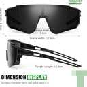 3 Pack Kids Polarized Sunglasses - Youth Baseball Sunglasses for Boys Girls Age 3-12 Sports UV Protection Goggles