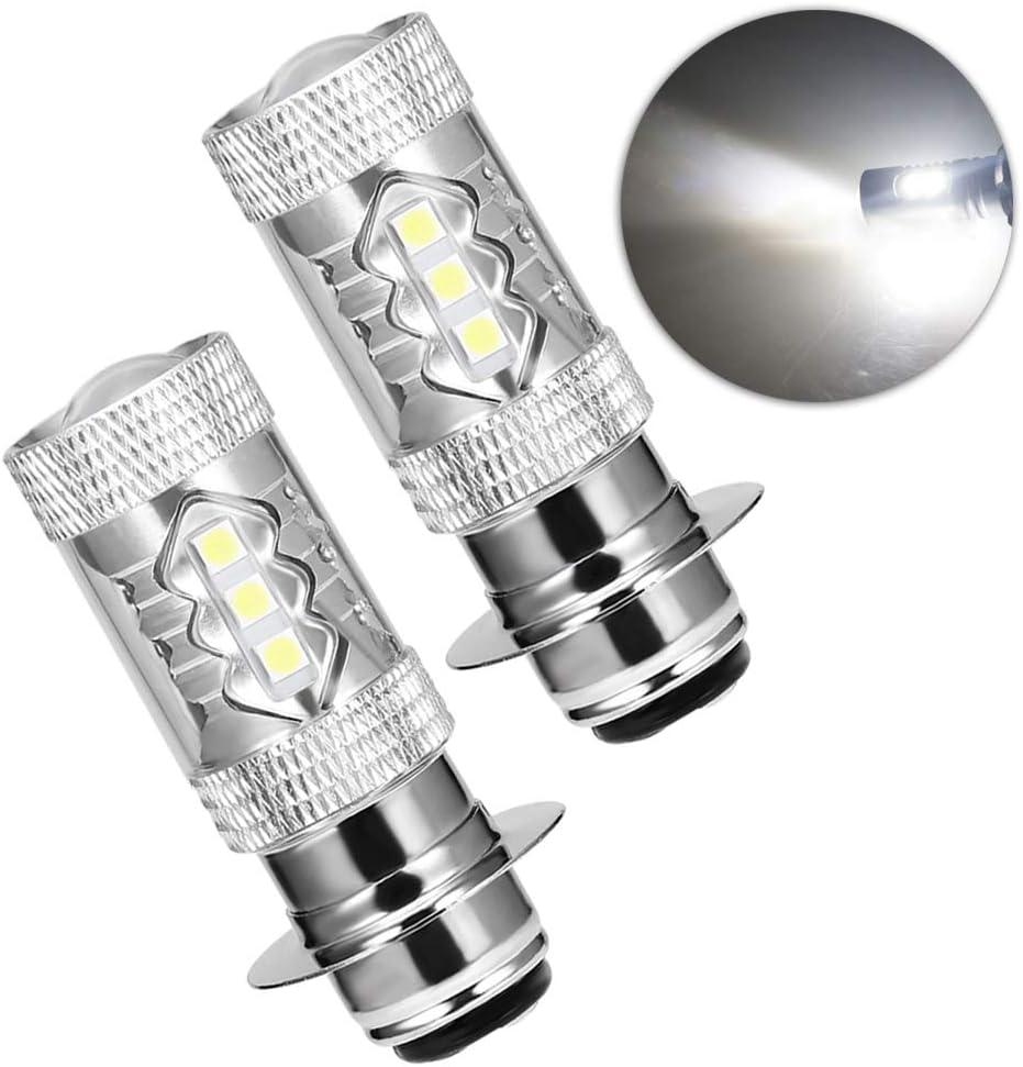 80W Upgrade Lights Bulbs Super White Replacement for Yamaha Banshee 350 YFZ350 Big Bear YFM350 YFB250 Timberwolf (Pack of 2)