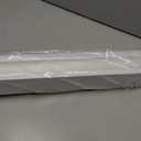 Joydeco Cordless Zebra Blinds for Indoor Windows, White (No Drill), 50"W x 75"H