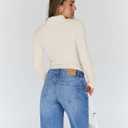 Trendy Queen Women's Turtleneck Long Sleeve Shirts Basic Underwear Tops Winter Clothes 2026 (Beige, XS)