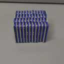 50 Pcs Name Tag Magnets Magnetic Name Badge Holders ID Fastener Clip with 3 Neodymium and Adhesive Backing for Uniform Jackets (Navy Blue)
