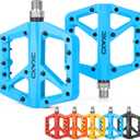 CXWXC Mountain Bike Pedals - Lightweight Nylon Fiber Bicycle Pedals - Platform Pedals for BMX Mountain Bike 9/16"