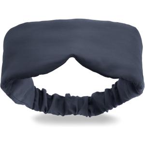 Infinity Travel - Bamboo Sleep Mask - Silky Soft Eye Mask - Comfortable - 100% Light Blocking Night - Machine Washable (Midnight Grey)