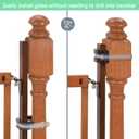 Summer Infant Banister to Banister Gate Mounting Kit - Fits Round or Square Banisters, Accommodates Most Hardware & Pressure Mount Baby Gates up to 37 Tall, Gate Sold Separately