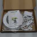 LORDEM Grow Light, LED Plant Light for Indoor Plants Growing, Full Spectrum Desk Growth Lamp with Automatic Timer for 4H/8H/12H, 4 Dimmable Levels, Height Adjustable 9.8"-30.6" (White with Base)