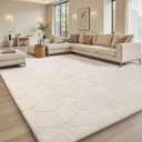 Sour Lemon 10x14 Area Rugs for Living Room, Soft Large Area Rug Fluffy Grey Rugs for Bedroom, Machine Washable Area Rug Non Slip Carpet Rug for Living Room Playroom Kids Room Home Decor