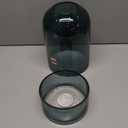 9.2IN Glass Candle Holder Blue