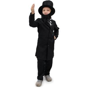 Honest Abe Lincoln Children's Costume - Patriotic President Dress Up for Kids  Size S (Beard Not Included)
