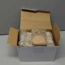 Woanger 100 Pcs Burlap Gift Bags with 100 Pcs Kraft Paper Gift Tags Drawstring Favor Bulk Burlap Sack Bags for DIY Wedding Party Craft(3 x 4 Inch,Light Brown) (Beige)