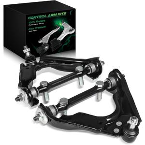 Set of 2 Front Upper Control Arm with Ball Joint Bushing Fit for:-Dodge Dakota 2000-2004, Durango 2000-2003 2.5L 3.7L 3.9L 4.7L 5.9L Replace OE# RK620631 RK620632 K620631 K620632