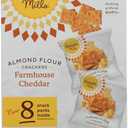 SIMPLE MILLS Farmhouse Cheddar Crackers Snack Pack 8ct, 0.8 OZ Pack of 4 Best by: 12/24/2025