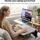Large Lap Desk for Laptop with Phone Holder, Elevated Laptop Stand for Bed, FIts up to 17" Laptops & MacBook, Lightweight Lap Desks for Adults with Comfortable Cushion for Bed & Couch