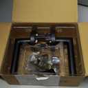 Lockset for RV - Style 3 - Lever Set - (Passage | Matte Black) - Recreational Vehicle Camper Trailer Mobile Home