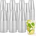 Turbo Bee 1000 Pack 16oz Plastic Cups,Disposable Clear Drinking Cups,Hot and Cold Drink Container for Water, Juice, Soda,Coffee