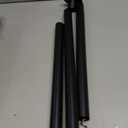 Black Shower Curtain Rod 31 to 80 Inch,1 Inch Diameter Adjustable Spring Tension Stainless Steel Telescoping Rod,Easy Install,No Rust