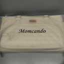 MOMCANDO Diaper Bag Tote with Dividers, Zipper, Top Cover and Strap, Larger Size with insulated storage bag - Beige