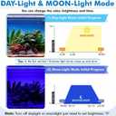 hygger Advanced Remote Control Aquarium Light Customizable Full Spectrum Fish Tank LED with DIY, Default & Weather Mode Freshwater Planted Tank