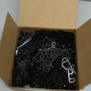 Coideal Christmas Light Clips Outdoor - 200 Pcs Holiday Lights Clip Plastic Gutter Hooks Outside Xmas Light Hangers for Hanging Christmas Halloween Decor (Black)