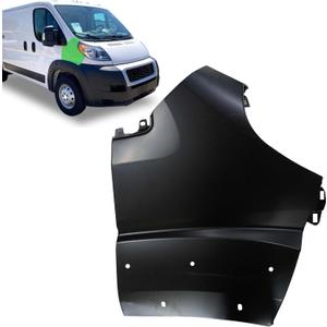 Front Fender Panel with Molding Hole Side Fender Panel Assembly Fits for Ram Promaster 1500 2500 3500 2014 2015 2016 2017 2018 2019 2020 2021 2022