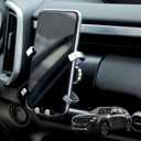 Compatible with Mazda CX50 Accessories Phone Holder for Mazda CX50, Snap-On Installation, Custom Fit for 2022-2025 Mazda CX50 Accessories (Balck)