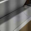 Herture 20-29 Gallon Fish Tank Stand, Aquarium Stand with Cabinet Accessories Storage, Heavy Duty Metal Frame, 31.49" L*15.74" W Tabletop, 330LBS Capacity,White PG07YGW