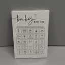 GardenCity Baby Shower Games, Baby Shower Bingo Game, 50 Pre-Filled Cards, Boy or Girl, Gender Neutral, Minimalist