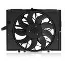 17427543282 Engine Radiator Cooling Fan Assembly Compaible with 525i 528i 530i 545i 645Ci 750i 750Li 2004-2010 3.0L 4.4L 4.8L Replace 17427514181 621-211