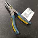 Blue handled reversible pliers, needle nose and standard