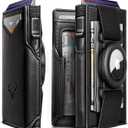 BULLIANT Men Wallet Gift Boxed,Slim Front Pocket Wallet Money Clip Card Holder 3.8"x2.7",Pop-up Access