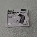 RVGUARD RV Access Door, RV Electric Cord Power Cord Hatch Cable Cover White for Hatch Cord Replacemet, 6-1/2" H x 6" W