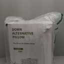 ComfyDown 50/50 Down Feather Blend ComfyDream Bed Pillow for Sleeping, Egyptian Cotton Cover, Made in USA, King Size (King)