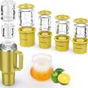 Ice Mold Cube Tray for 40oz 30oz 20oz Stanley Tumbler Cup, Set of 4 Easy Demolding BPA Free Silicone Ice Cube Makers for Water Bottles, Whiskey, Cocktails, Coffee, and More Drinks