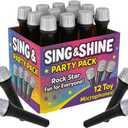 ArtCreativity Toy Microphone Set for Kids 5.5 Inch - 12 Count - Pretend Play Plastic Mics for Karaoke Fun - Stage or Costume Prop - Birthday Party Favors, Goody Bag Fillers for Boys, Girls, Toddlers