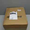 Collapsible Laundry for Hamper,Medium Large Storage Bins Fabric Storage Box, Closet Organizer,Hampers Foldable Fabric Storage Basket, Solid Storage Toy Box With Handle, Used to Organize (L16W11.4H15.9, White Brown)