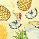 RAISEVERN Mens Hawaiian Shirt Casual Button Down Short Sleeve Tropical Beach Dress Shirt for Summer Holiday (L)