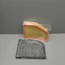 Cabin & Engine Air Filter Kit for 2018-2019 X3 (XDrive30i/SDrive30i/M40i), 2019 X4; 2020-2021 X3 (XDrive30i/SDrive30i); 2020-2022 X4 (XDrive30i Only), Replaces 64119382885, 13718577171