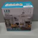 Socket Fan Light with Remote Control, 3 Colors 3000K-6500K Dimmable LED Light Bulb Fan Screw in Ceiling Fan for Bedroom, Kitchen, Storage Room, Closet, Wireless Small Ceiling Fans with Lights - White