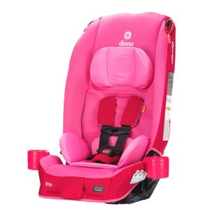 Diono Radian 3R, All-in-One Convertible Car Seat, Rear and Forward Facing, 10 Years 1 Car Seat, Slim Fit 3 Across, Pink Cotton Candy, Manufactured Date 01/2026