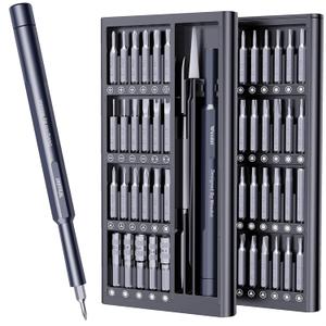 50-in-1 Small Screwdriver Set, [Super Durable & Strong Magnetic] Tiny Torx Screwdriver Fits All Ring Doorbell, Precision Magnetic Mini Repair Tool Kit for Watch, Laptop, Eyeglass, Screw Driver